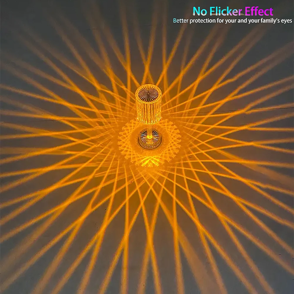 Gatsby Line Diamond Lamp, Kristallen Kolom, Hoogwaardige Slaapkamer Eettafellamp, Sfeer Cadeaulamp, Bedlampje