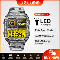 EIGIIS Smart Watch for Men LED Flashlight 1.96\