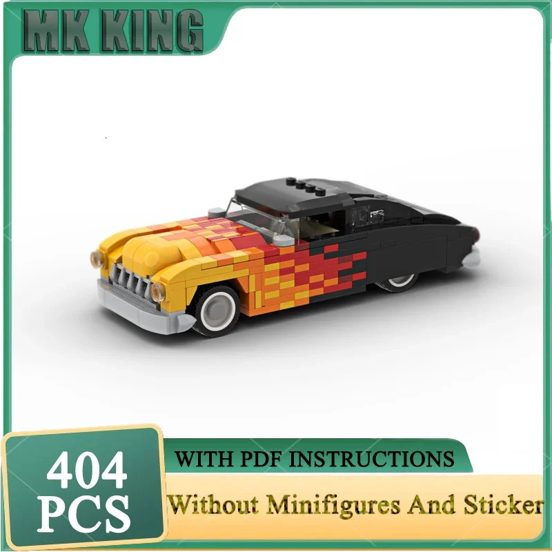 

Champion Speed Cars Moc Building Bricks Flame Supercar Model City Car Series Technology Modular Blocks DIY Set Assembly Gift