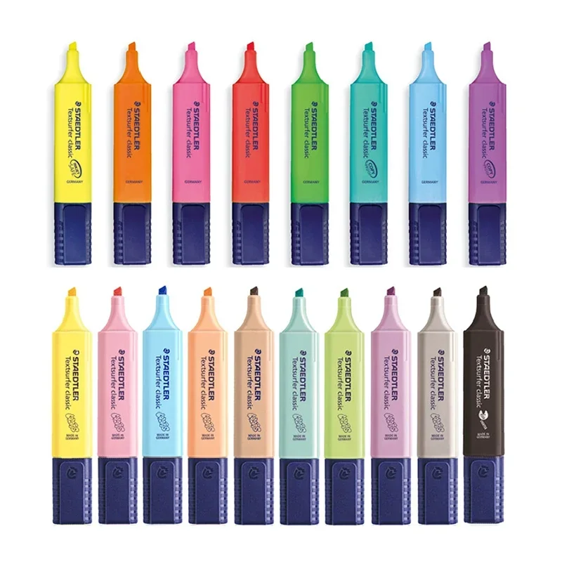 Germania STAEDTLER 364 evidenziatori pennarelli di colore chiaro pittura dipinta a mano cancelleria artistica materiale scolastico cancelleria Kawaii