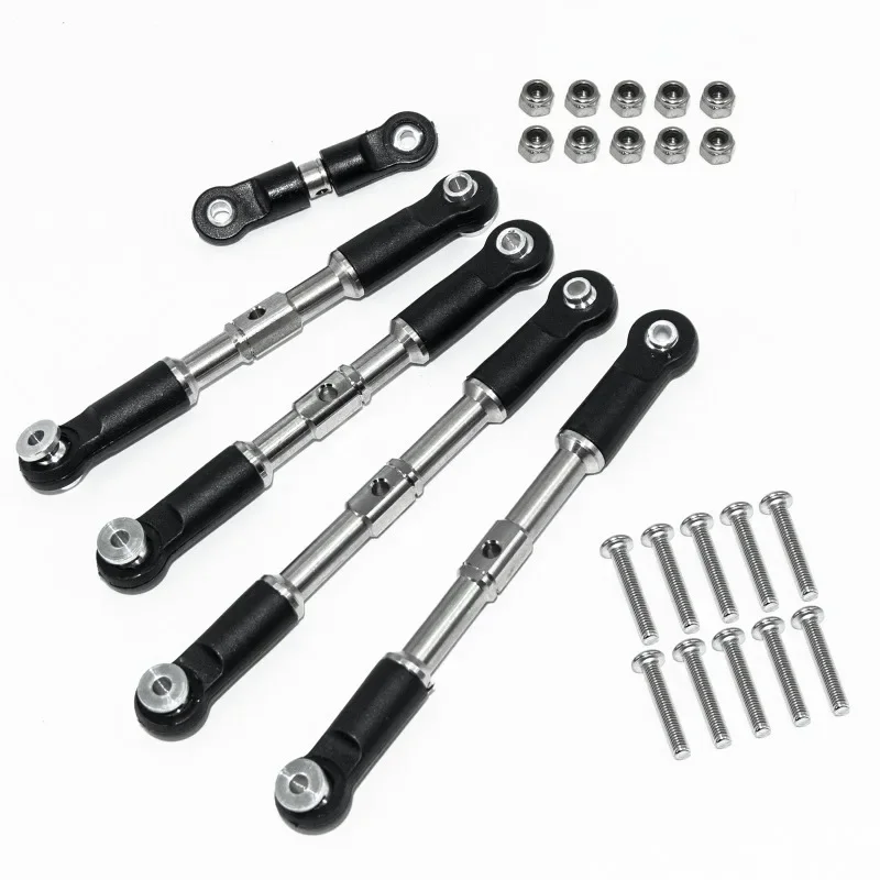 5pcs Steel Turnbuckles Camber/Toe Links for Arrma 1/7 Infraction/Limitless/Felony & 1/8 Typhon | Heavy-Duty Upgrade