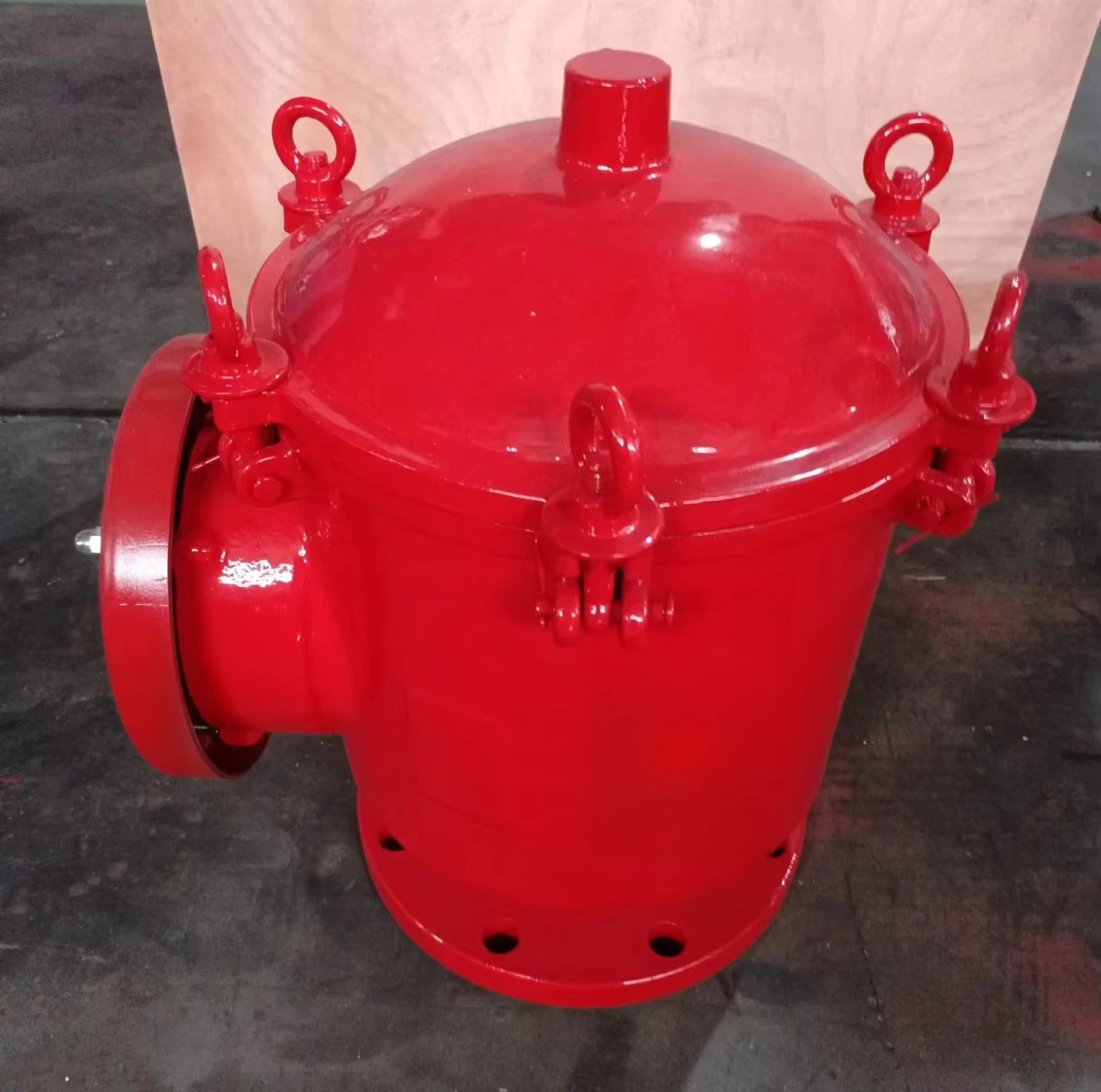 high temperature gas valve with ventilation and fire resistance