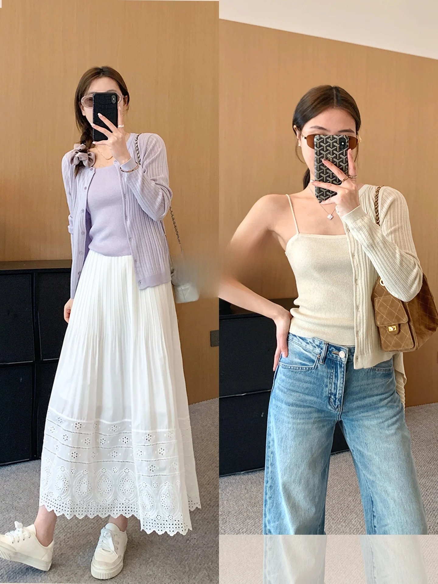 

Комплект из двух предметов Galaxy Silk: женский повседневный трикотажный костюм свободного кроя с длинными рукавами, круглым вырезом, с добавлением блестящей шерсти и волокон Lenzing Lyo...