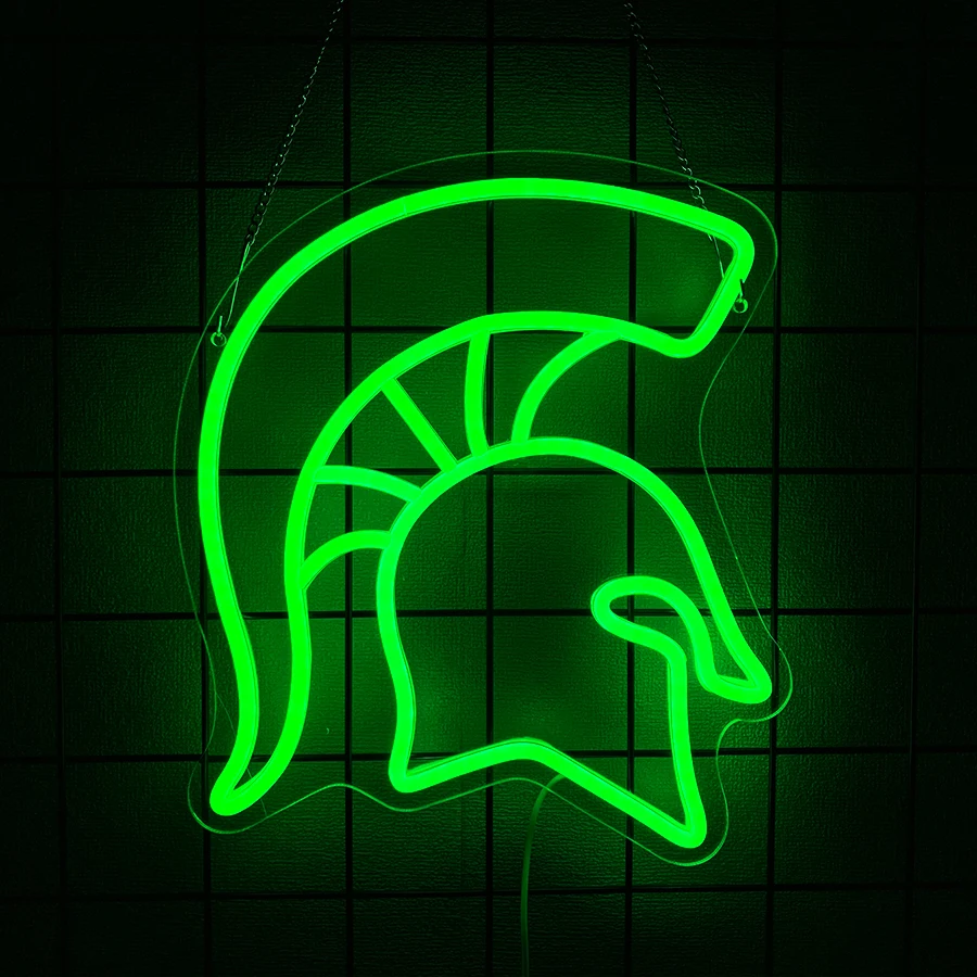 University Football Team Neon Sign For Wall Decor,Led Neon Light For Men'S Cave,Dormitory,Bar,Club,Birthday Gift Sports Fans