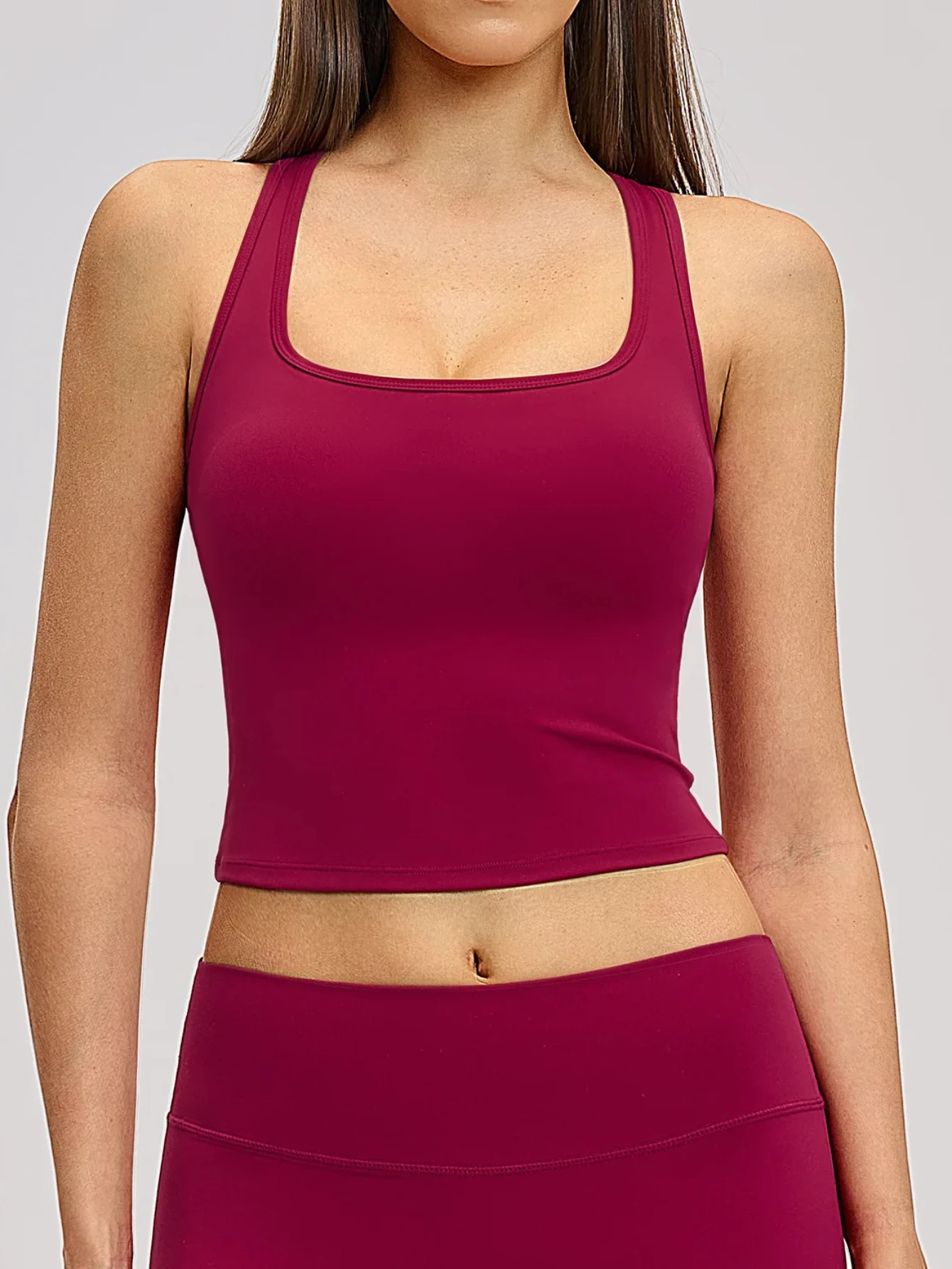 Women's sports back strapless yoga vest gym tight fitting quick drying casual running fitness top sports equipment 2026 new