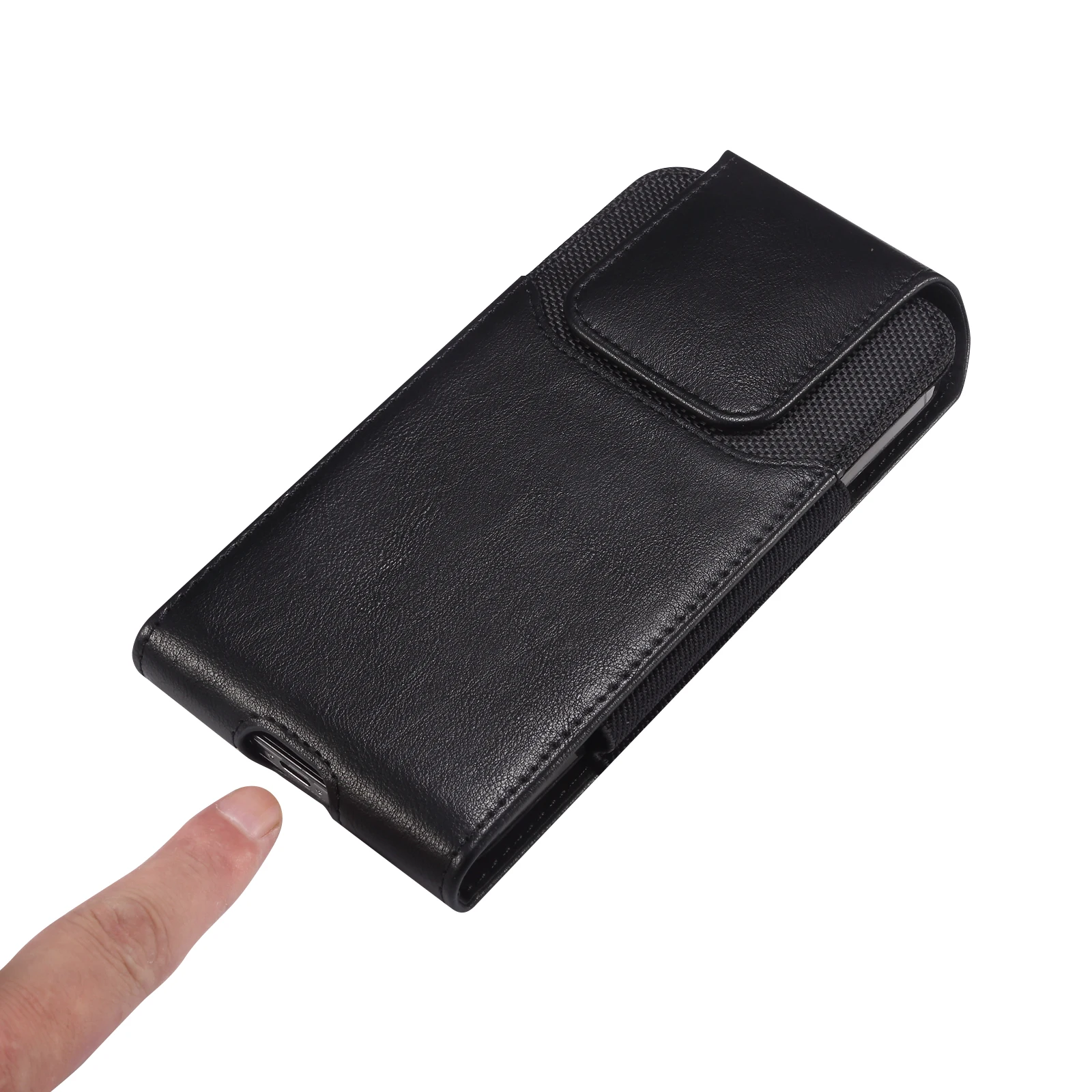 Leather Magnetic Phone Belt Clip Case Men Waist Bag Holder For iPhone 15 14 13 Pro Max Samsung Xiaomi Redmi Note 7 Holster Pouch