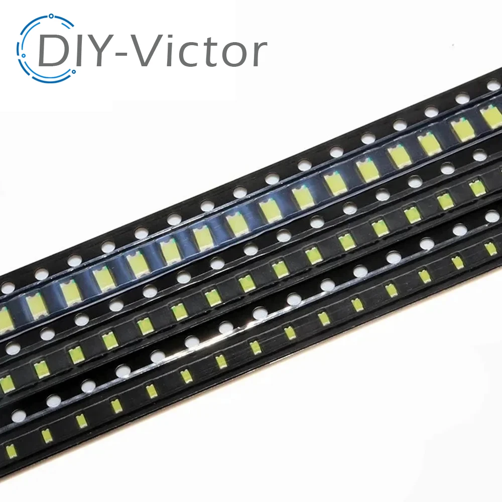 100pcs=5colors x 20pcs 1206 0805 0603 LED Diode Assortment SMD LED Diode Kit Green/ RED / White / Blue / Yellow