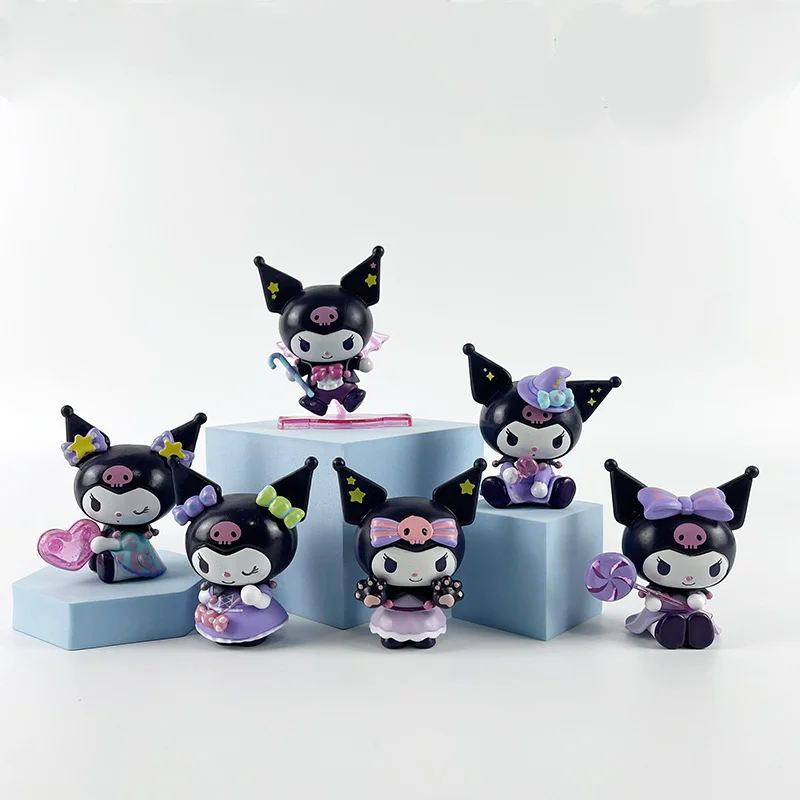 

Sanrio Kuromi Halloween Series Trick or Treat Creative Trendy Play Cute Cartoon Handmade Doll Desktop Ornament Girl BirthdayGift