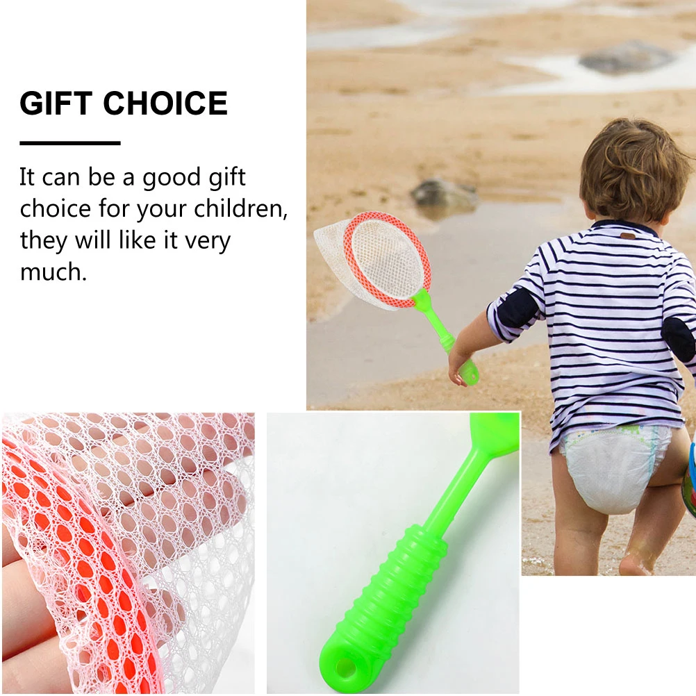 

15Pcs Colorful Catcher Net for Kids Easy to Use Outdoor Fishing Tool Long Lasting Gift Choice Fishing Net Fish Catcher
