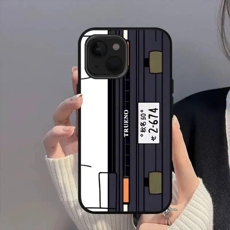 Initial D AE86 Cars Phone Case For iPhone Mini 11 12 13 14 15 16 Pro Max Plus Shell