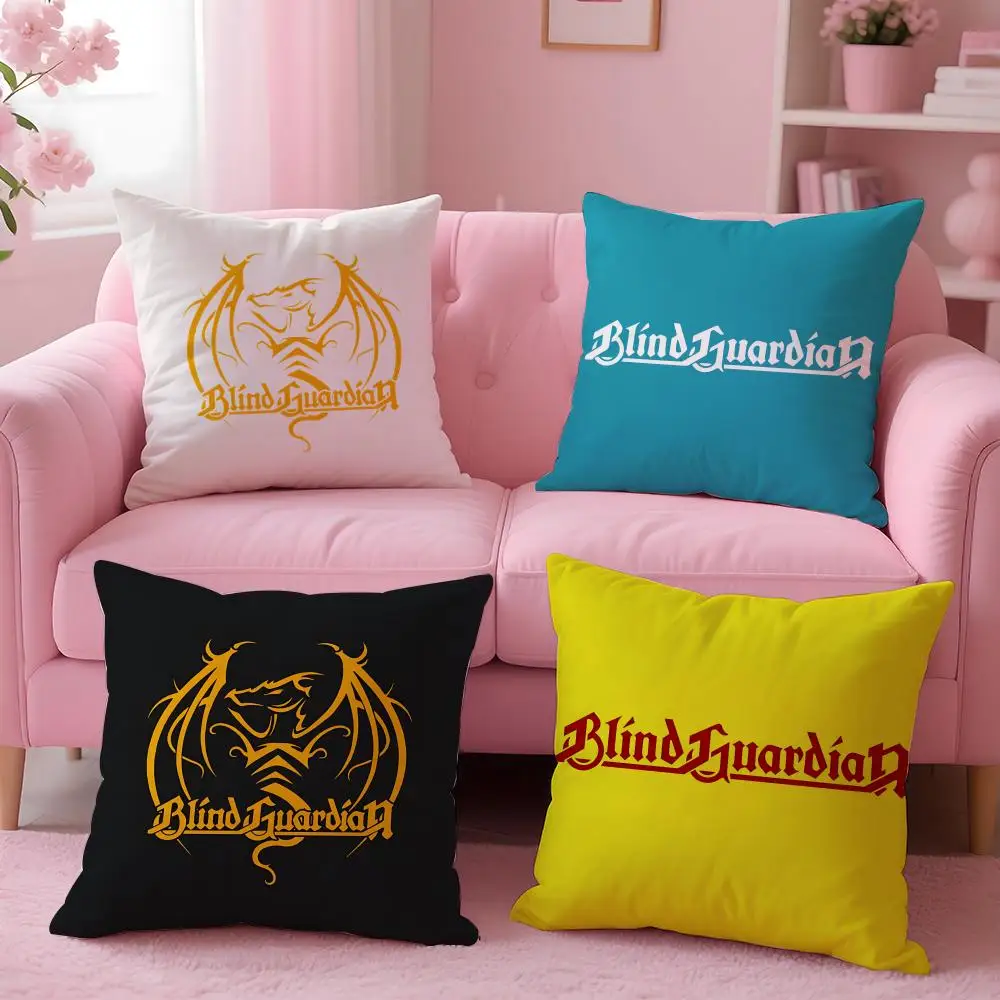 metal Blind Guardian Cushion Cover Cushion Cover Set 4Pcs 50x50 45x45 40x40 Pillowcase Decorative Sofa Home Decor