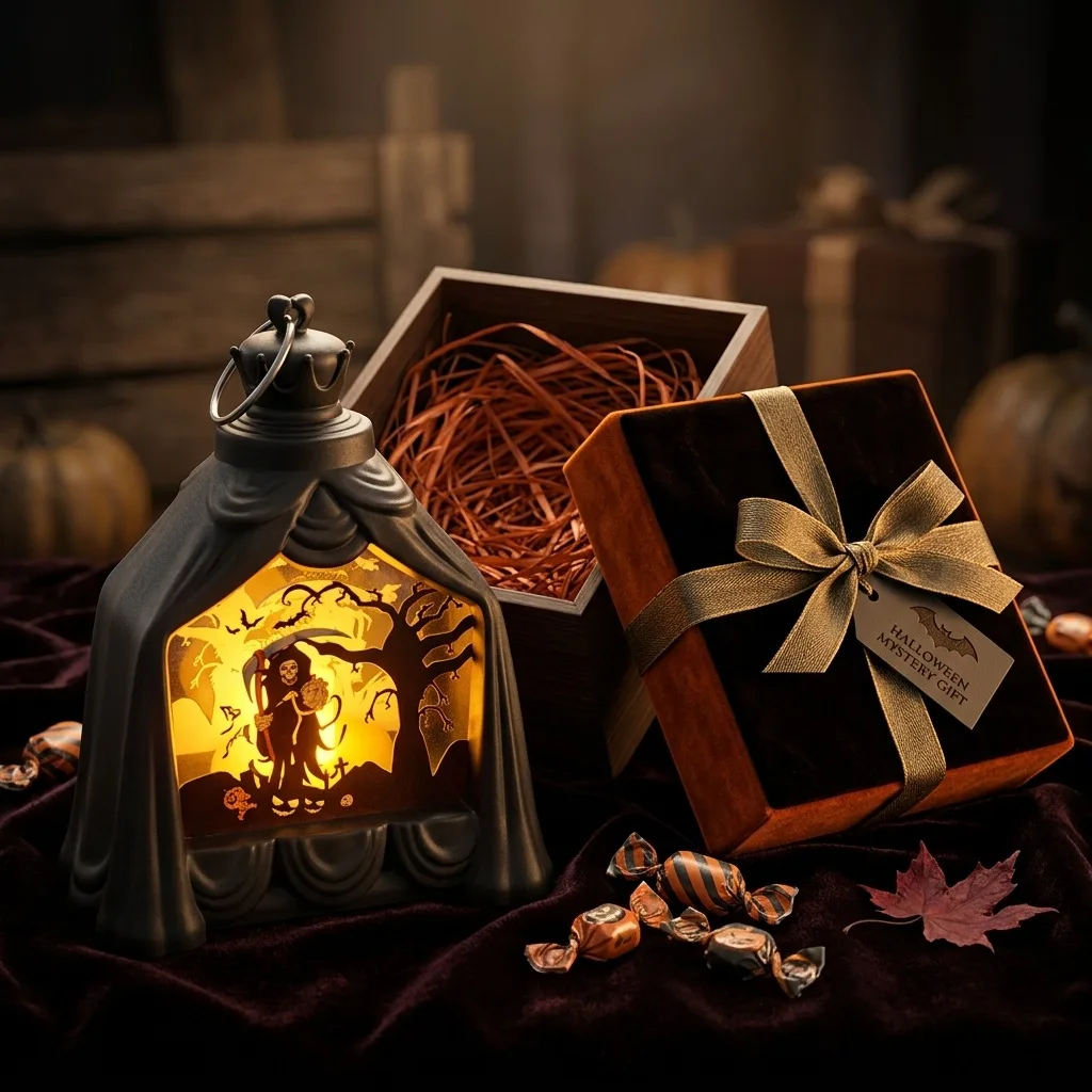 Pumpkin Lanterns Halloween Decoration Castle Dead Tree Desktop Photo Props Ambient Candle Lights