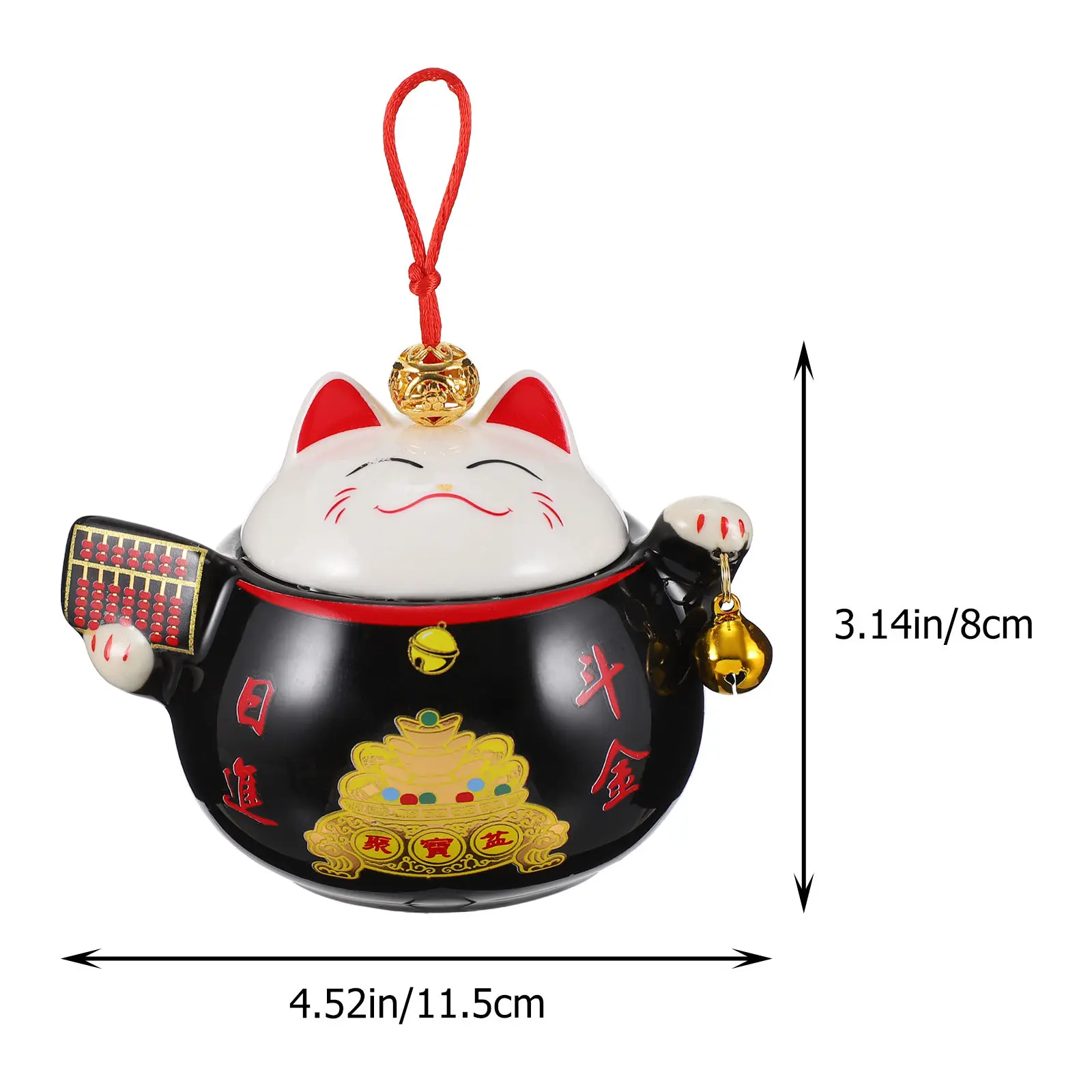 Multi-Function Ceramic Canister Decorative Candy Jar Sealing Tea Container Household Storage Canister Decorative Candy Jar