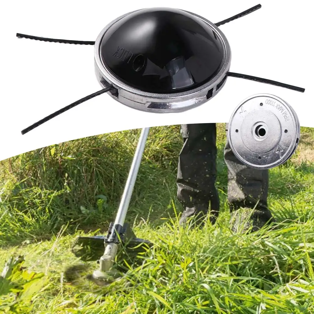 

Aluminum Construction Replacement Cutting Head Easy Load Design Heavy-duty Metal Line Trimmer Head Plastic Components Brand New