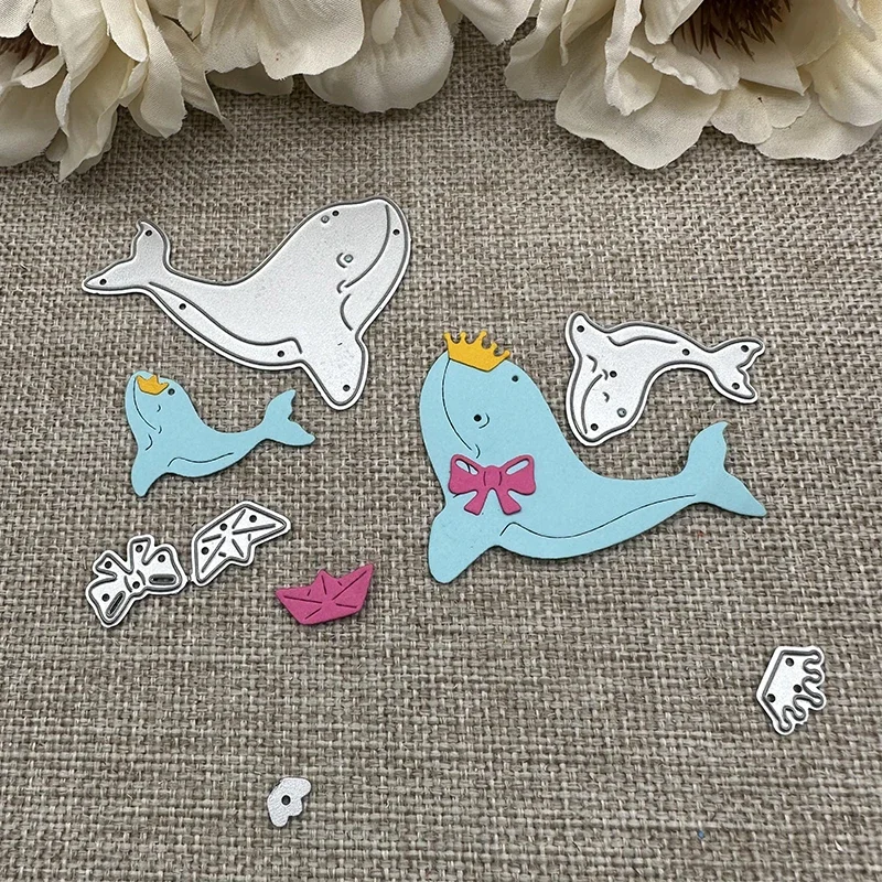 

Whale decoration Metal Cutting Dies Stencils For DIY Scrapbooking Decorative Handcraft Die Cutting Template Mold