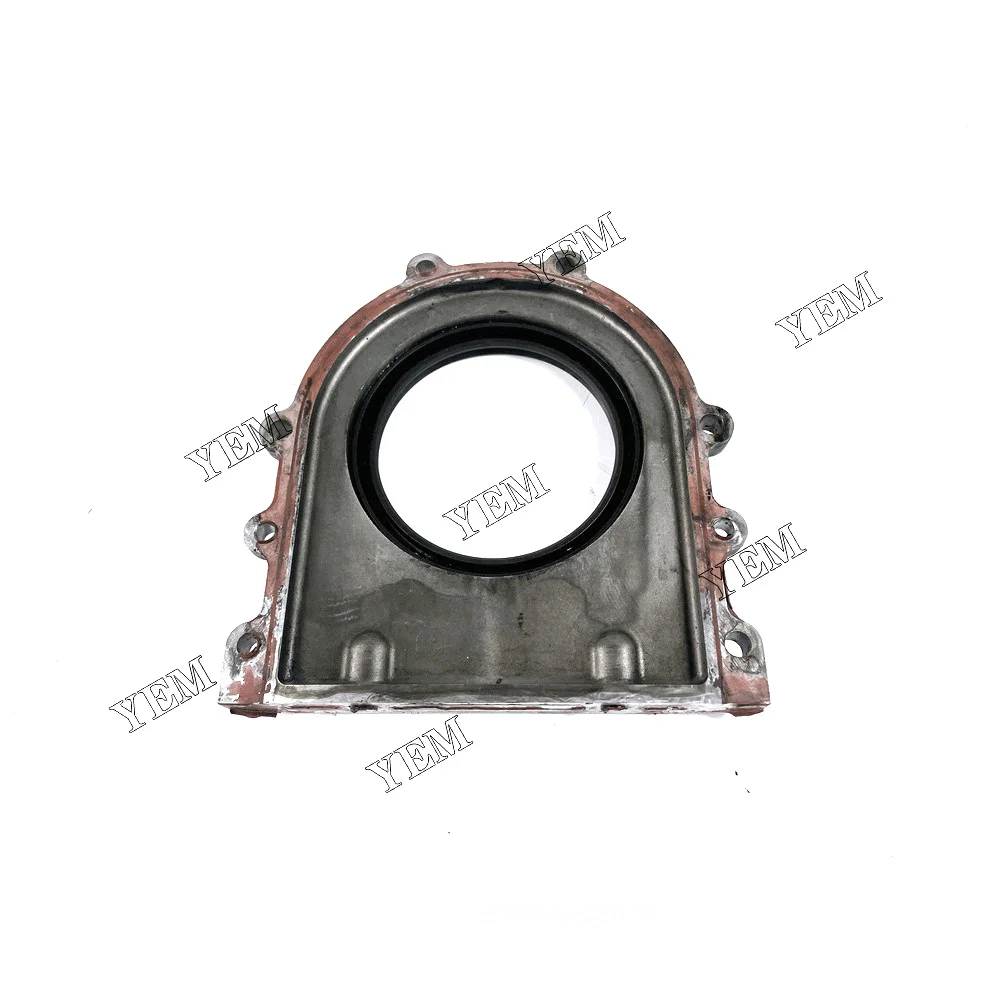 Used 4LB1 CRANKSHAFT REAR OIL SEAL HOUSING FOR ISUZU ENGINE.