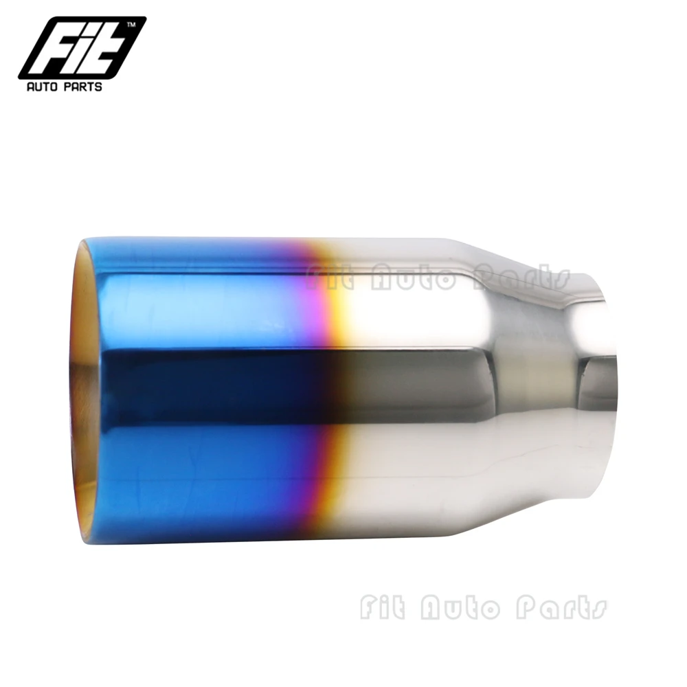 

Fast shipping Car Exhaust Tip 2.5/3'' Inlet Auto Car Muffler Tail Pipe 89mm 102mm Outlet