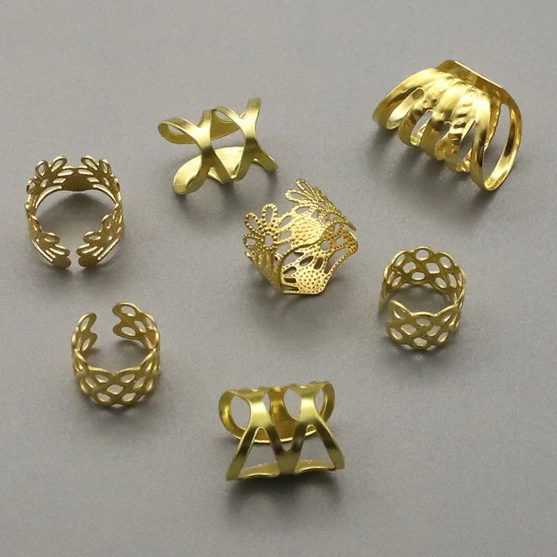 40 шт. Кольца для волос регулируемые манжеты заколки аксессуары для волос для женщин девушек мужчин золотые косички для волос грязные косички бусины шпилька для волос дредов