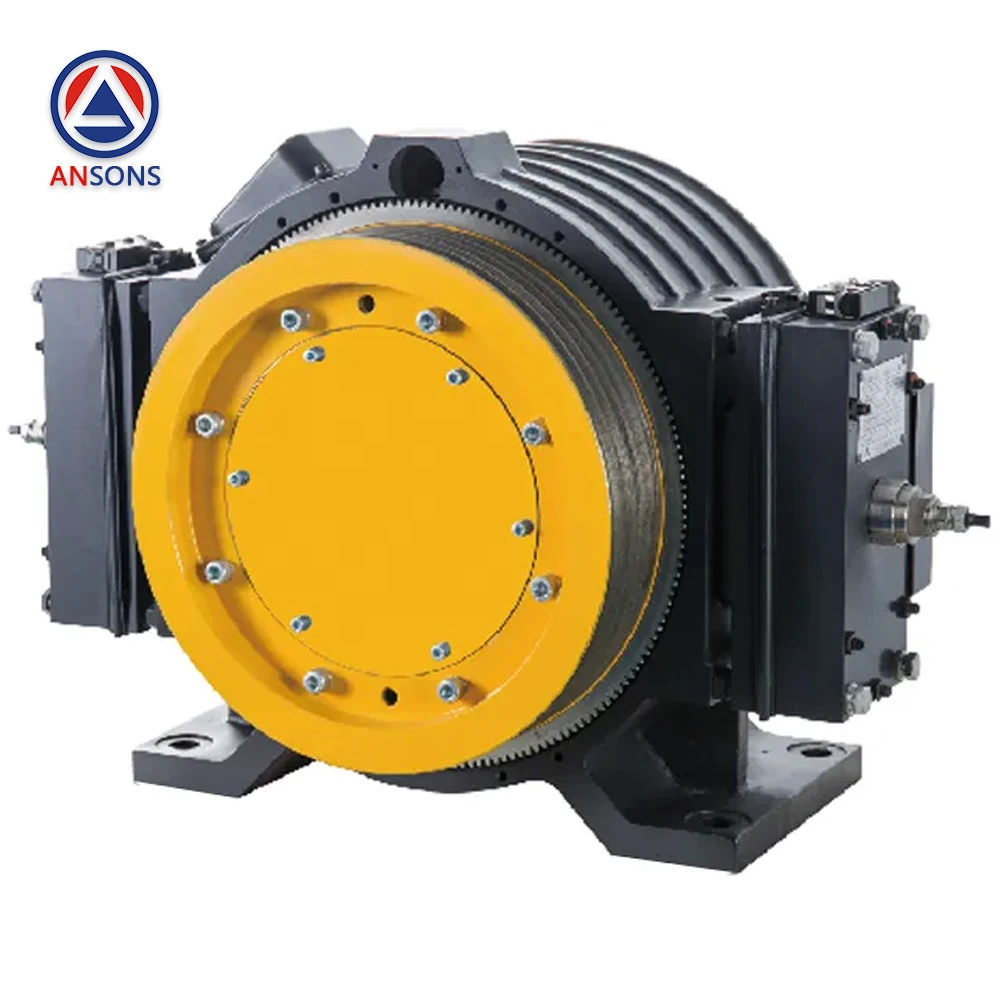 

WYJ103-08 450-630kg 800-1000kg 1350-1600kg NBSL Elevator Gearless Traction Machine Ansons Elevator Spare Parts