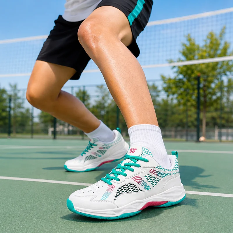 2026 New Trend Badminton Women Shoes Anti-Slip Tennis Lady Shoes Unisex Sports Shoe Women Top Quality Indoor Sports Lady Shoes
