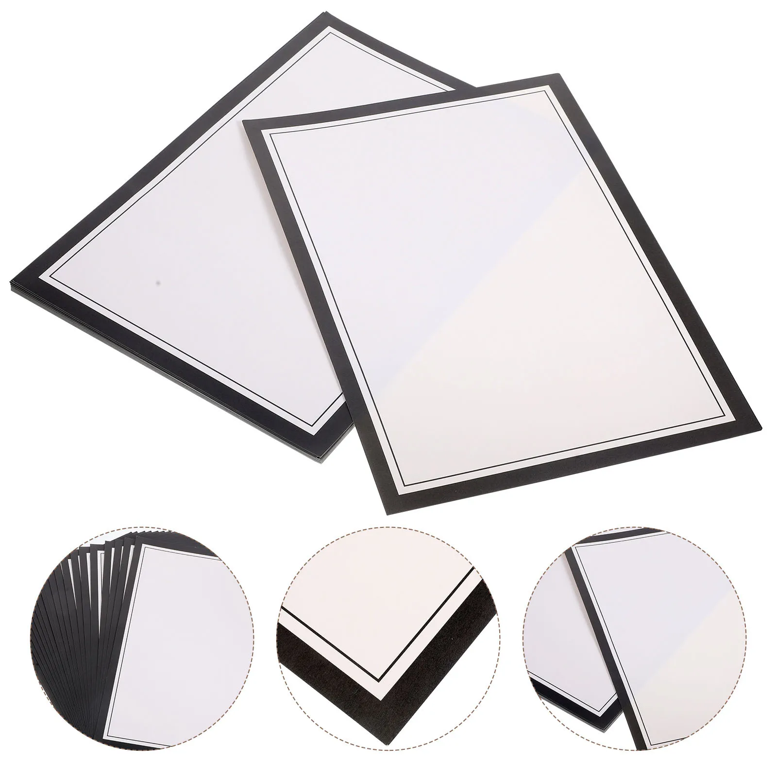 

20pcs Thickened Art Cardstock 20 Sheets Blank Kraft Paper For Drawing Painting Diy Greeting Cards Kids Craft Projects Smooth