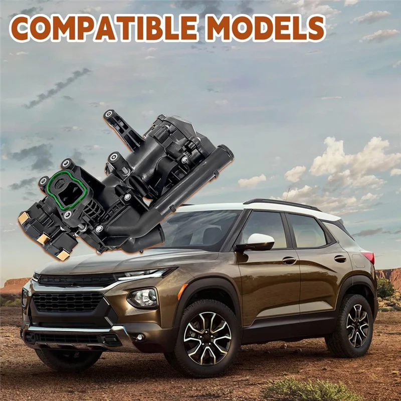 ل تريل بليزر بويك إنكور GX 1.3L 2020-2024 محرك المبرد صمام التحكم في التدفق الجمعية 12716827 #2