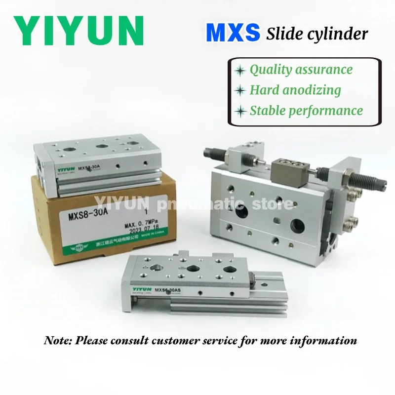 mxs16-mxs12-10-20-30-40-50-75-100-as-bs-cs-at-bt-ct-yiyun-pneumatic-sliding-cylinder-mxs-series-mxs12-20as-mxs16-20bs-mxs16-30bt