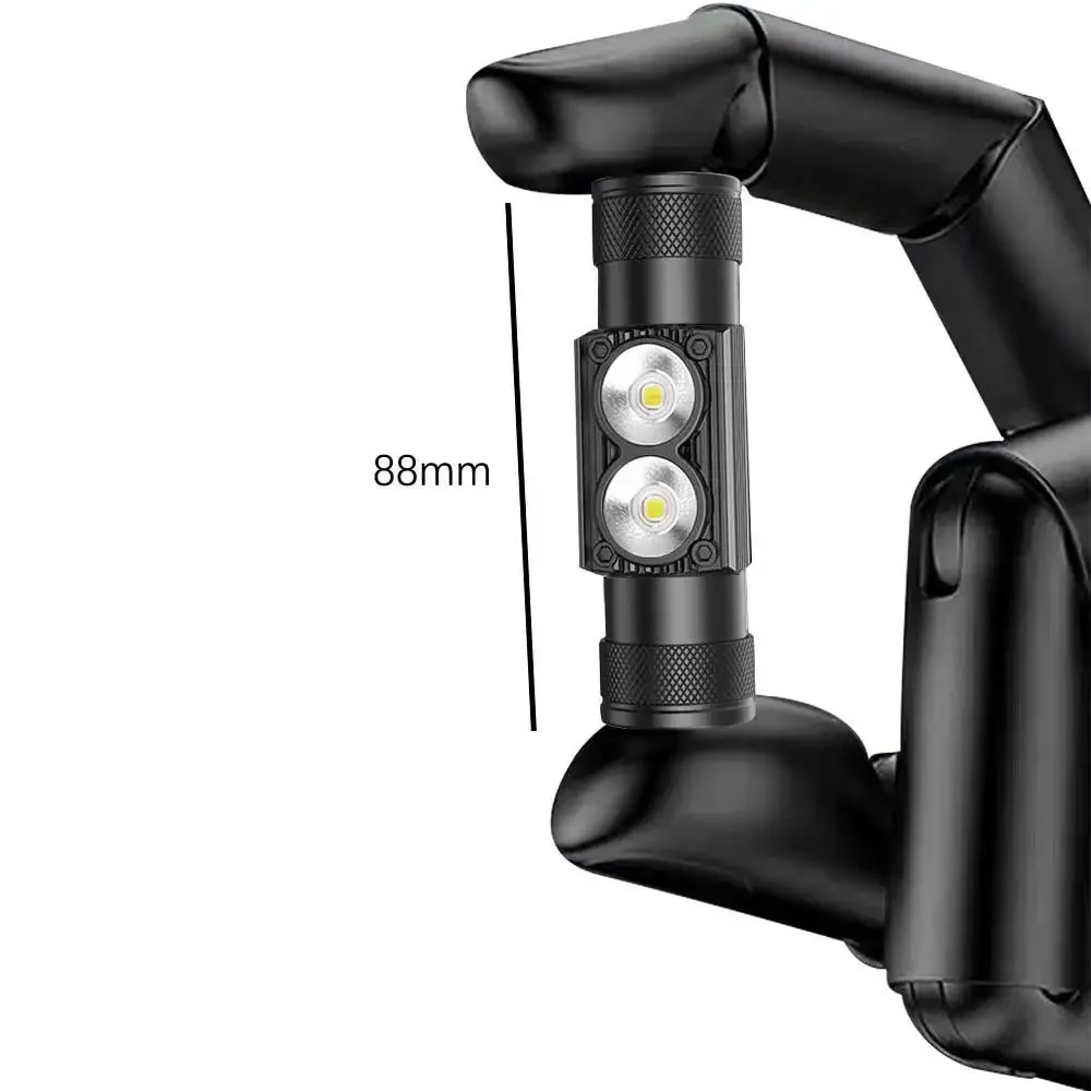 ใหม่ล่าสุด Type-C USB led ไฟหน้าตกปลา 18650 ไฟหน้าไฟฉายการล่าสัตว์โคมไฟ Camping ไฟหน้าไฟฉาย