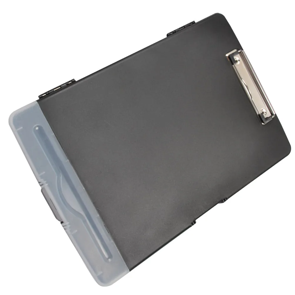 

A4 Clipboard File Folder Quality Plastic Multi Function Pen Slot Built in Lightweight Easy Carry Document Holder for School