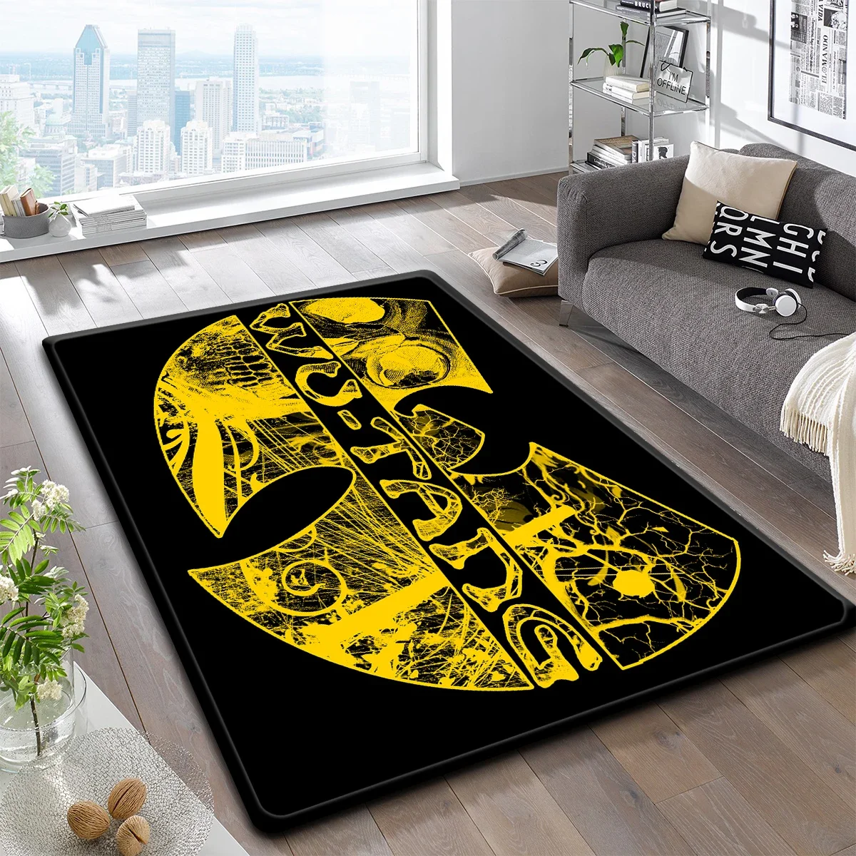 Rap Wu T-TANG Clans Series Sign Carpet Kitchen MatEntrance Doormat Bedroom FloorDecoration Living Room Bathroom Anti-slip Rug