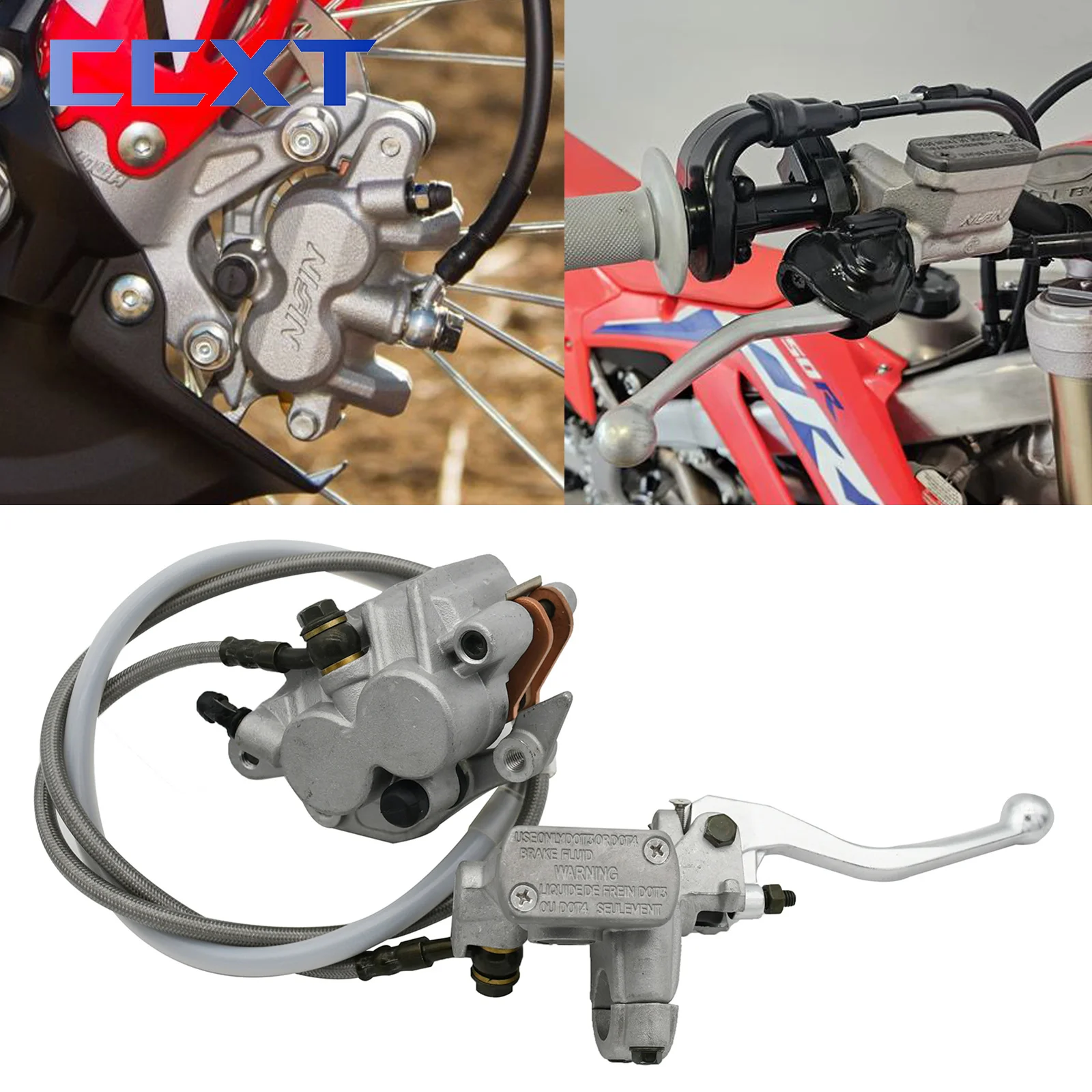 Motorcycle Front Brake Caliper Master Cylinder Pump Assembly For Honda CR125R CR250R CRF250R CRF250X CRF250RX CRF450R CRF450X