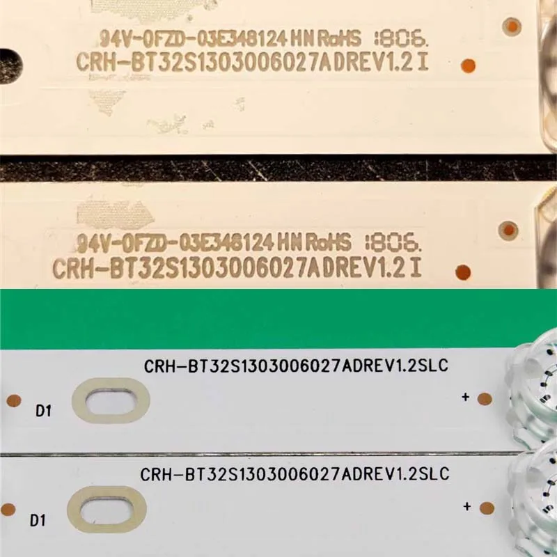 Kits TV's Illumination Bars CRH-BT32S1303006027ADREV1.2I/REV1.2SLC Backlight Strip For HISENSE 32A5605 32P4 H32A5100 H32A5600UK