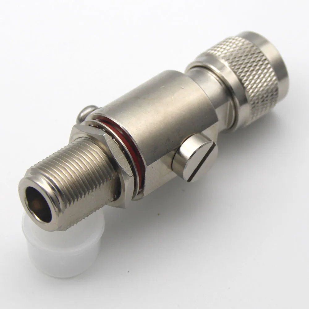 

N Coaxial Lightning Arrestor Surge Protector N Type Male to Female Gas Discharge Protection for Radio WLAN WiFi DC-3GHZ 200W
