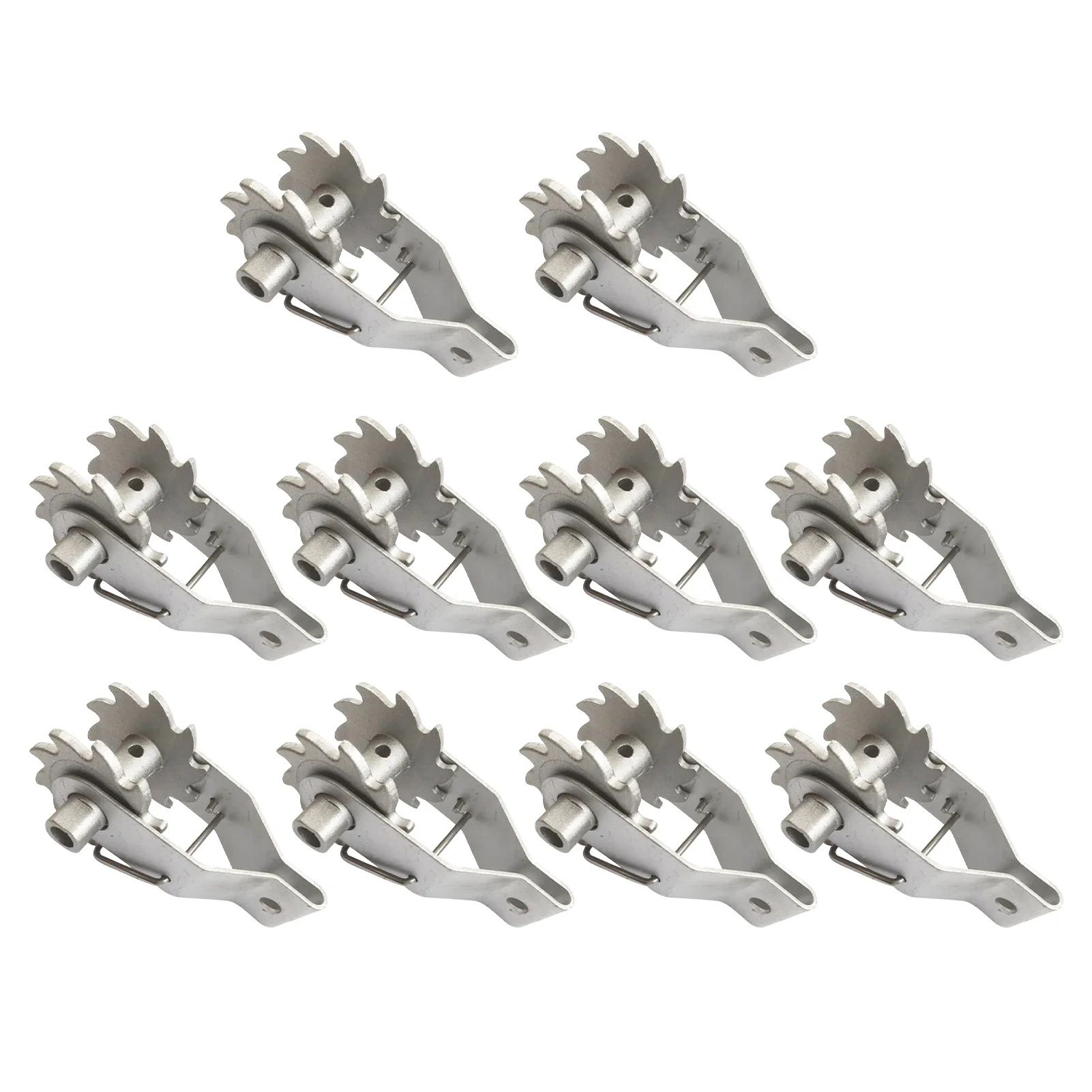 

10pcs Ratchet Tightener Aluminum Alloy Vineyard Wire Strainer Farm Heavy Duty Garden Fence Tensioner Inline Durable Practical