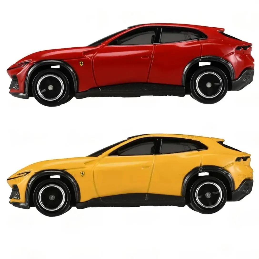 รถของเล่นโมเดลโลหะผสม ทาคาระ โทมี่ โทมิก้า หมายเลข 8 เฟอร์รารี ปูโรซองเก้ ของเล่นรถมอเตอร์ไซค์ ของเล่นเด็ก ของขวัญคริสต์มาสสำหรับเด็กผู้ชาย