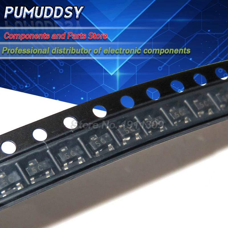 100PCS BC807-40 SOT…