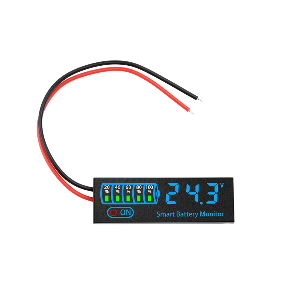 DC 7-40V LED Batteriekapazitätsanzeige Leistungsanzeigepanel Lithium-Blei-Säure-Batteriekapazität Spannungsmessgerät Modul – Detail 17