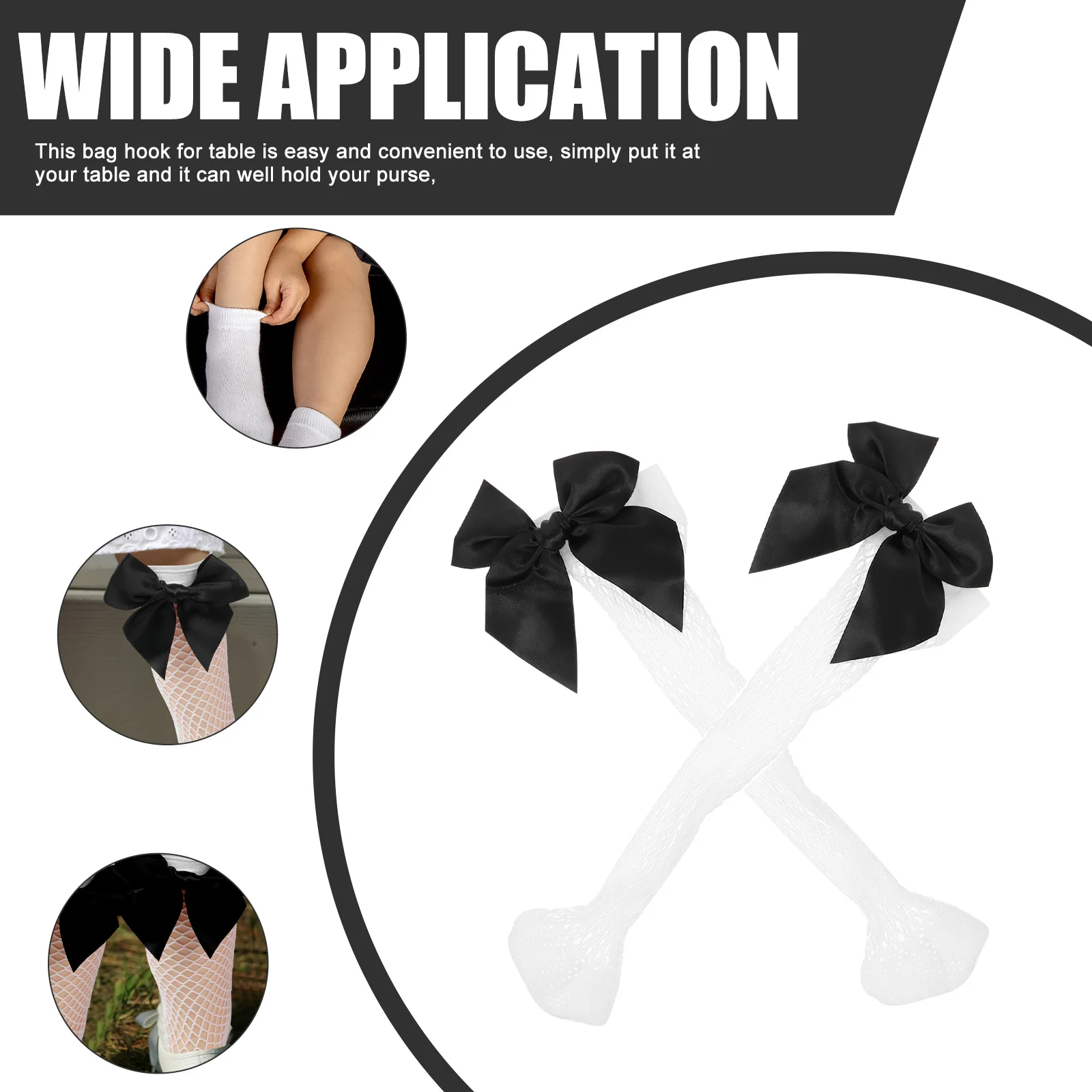 

Girls Bow Socks Fishing Net for Children Toddler Stockings Thin Mesh Kids Ordinary Baby Nylon