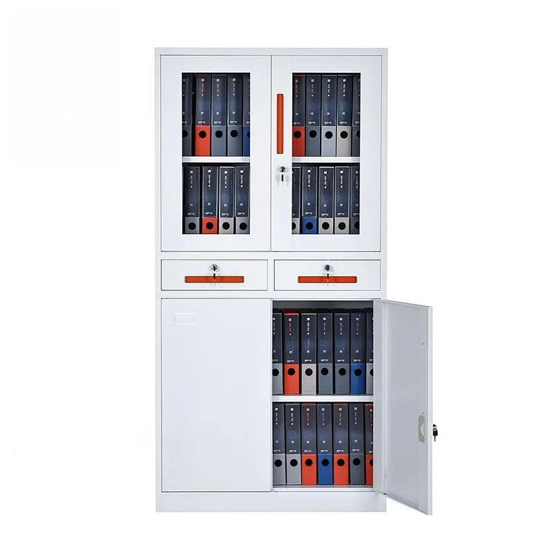 Office furniture directly from the manufacturer Steel five-section cabinets Thickened file cabinets, tin lockers Safes Employee