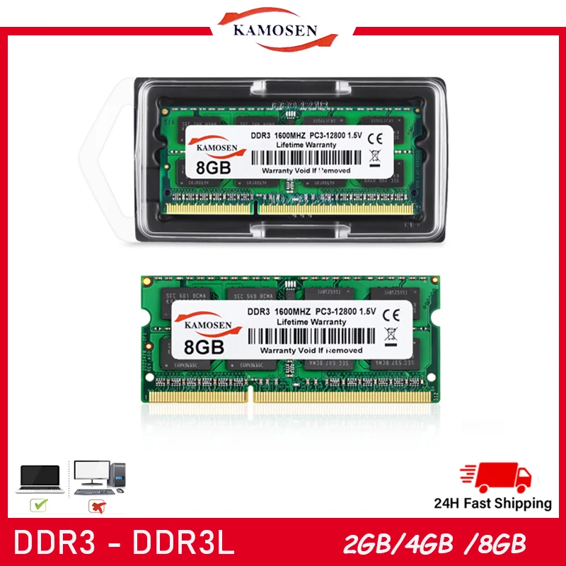 DDR3 4GB 8GB 16GB 1333 PC3 1066 12800 1600 2133 2400 2666 MHZ Memory Latpop Memoria ram ddr4 4GB 8GB SODIMM DDR3L RAM