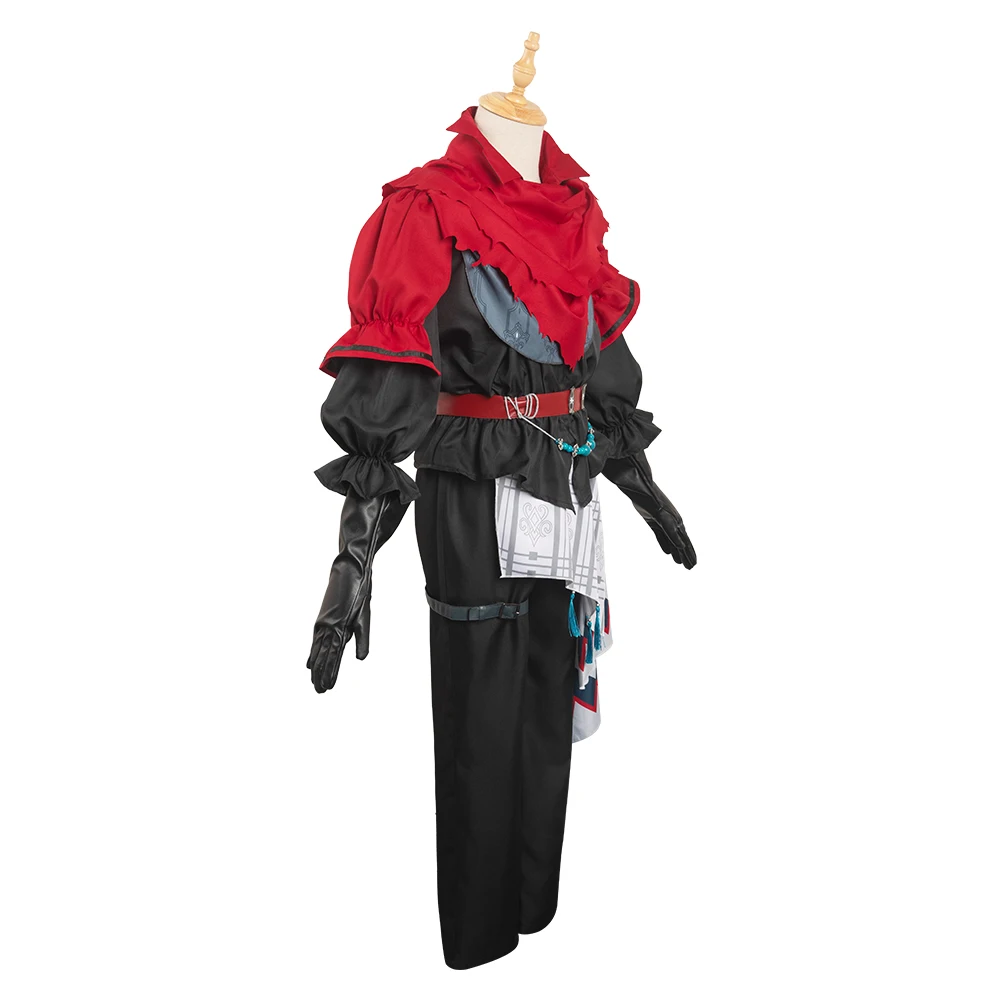 Ff16 joshua cosplay kostüm mantel hose zubehör für erwachsene männer männlich kostüm outfits halloween karneval party anzug