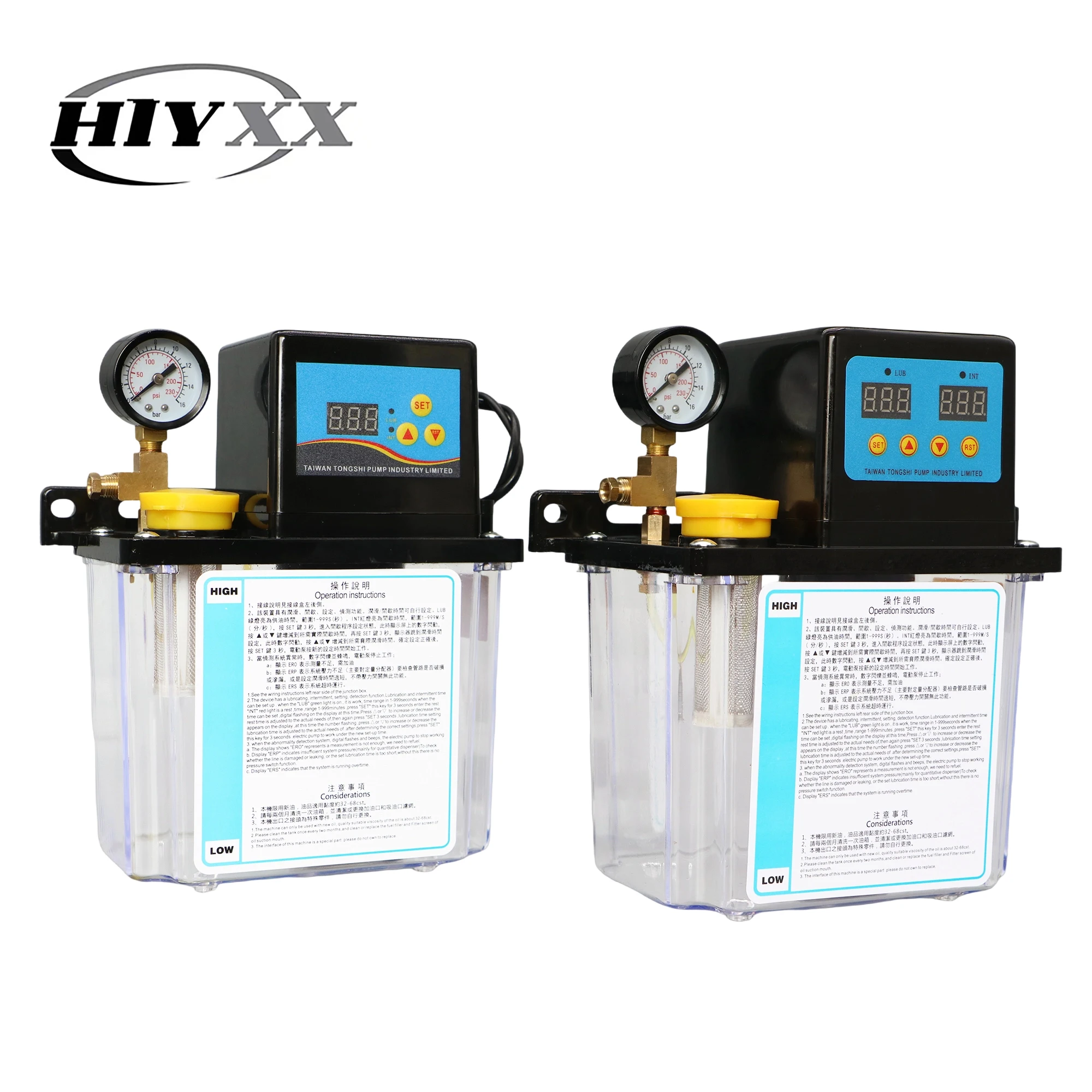 2L Automatic Electric Oil Lubrication Pump for CNC Machine Tool AC 110V 220V 4mm 6mm Outlet Lubrication System Spindle Grease