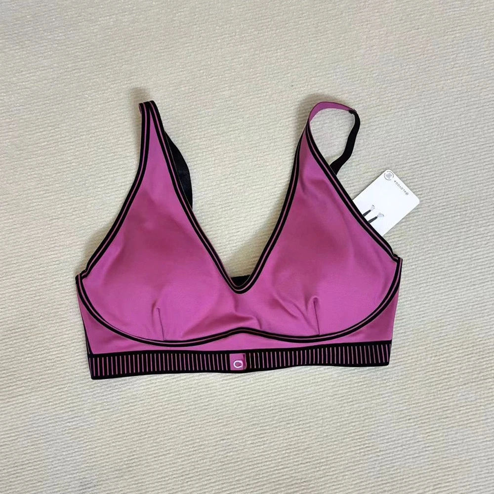 

Women's Summer Yoga Set Casual Sports Bra Two Piece Set Solid Color Workout Clothes for Yoga Gym Daily Wear