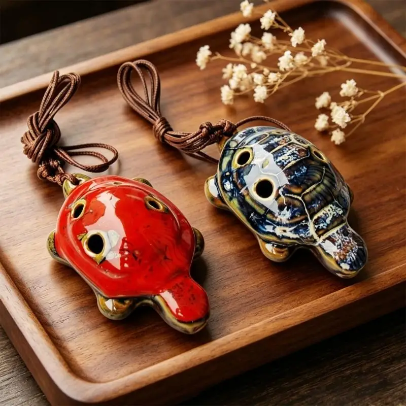 C Ocarina Musical Instrument 6 Holes Made Of Fine Ceramic Suitable For Music Classes Concerts And Cultural Activity