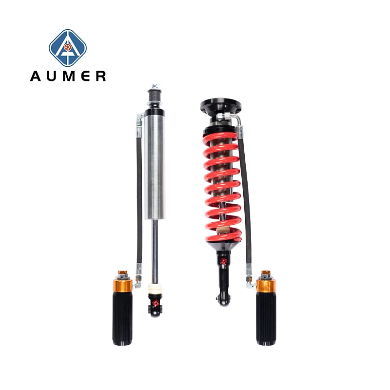 Aumer Dual Speed Damping Force Adjustable Shock Absorber Lift Suspension Kit for  GX460 GX470 Fj Cruiser 120 Prado LC 150