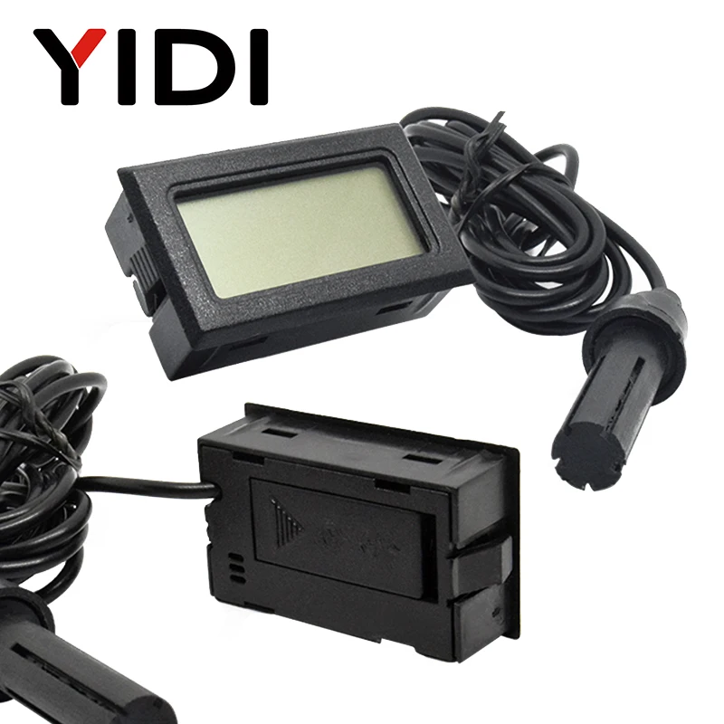 Digital Mini LCD Thermometer Hygrometer Gauge Tester Probe Incubator Aquarium Temperature Humidity Meter Sensor Detector