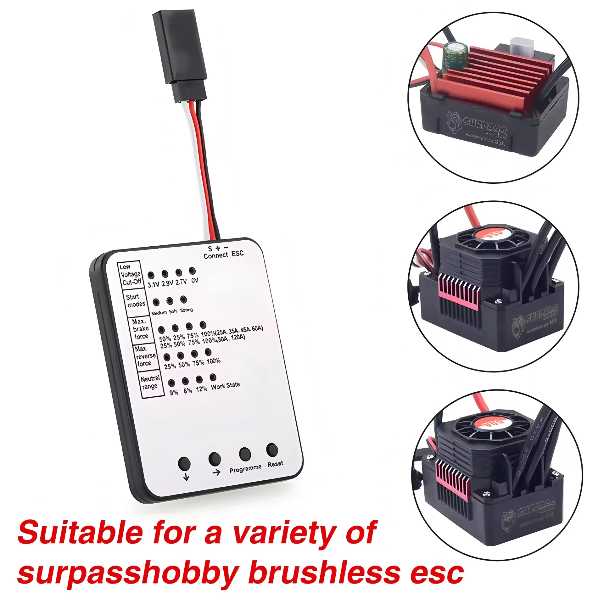 Tarjeta de programación LED Su - Rc Hobby Grade reseña y precio