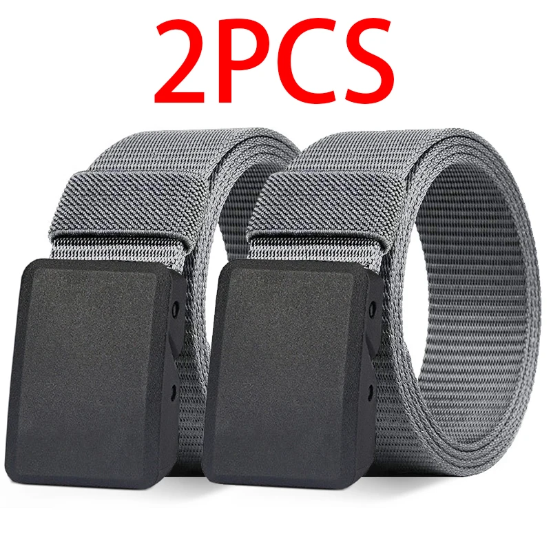 2PC Military Automatic Buckle Nylon Belt Outdoor Hunting Multifunctional Tactical Canvas Belt High Quality Men And WomenBelt, image 11