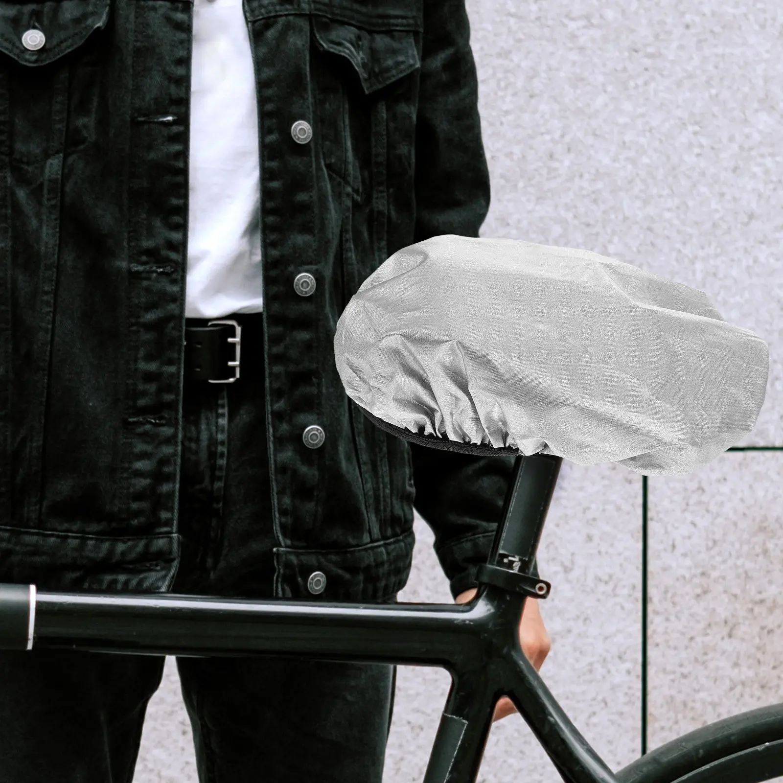 

5Pcs Bike Seat Waterproof Covers Universal Elastic Protective Saddle Rain Covers for Mountain Electric Bikes Outdoor Cycling