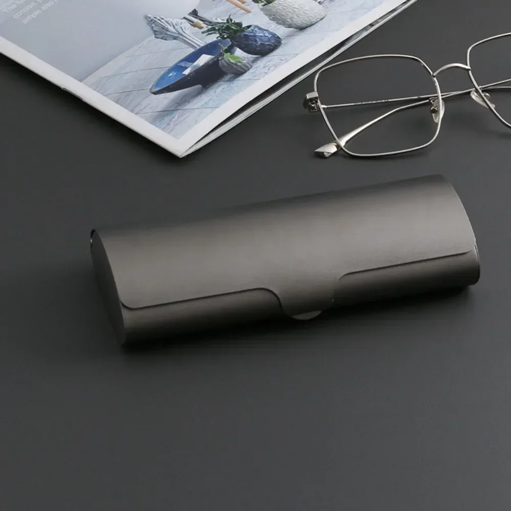 Capsule Eyeglass Cases Women Hard Glasses Case Men Aluminum